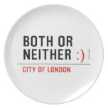 BOTH or NEITHER  Plates
