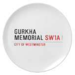 gurkha memorial  Plates