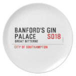 Banford's Gin  Palace  Plates