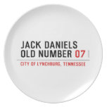 Jack Daniels Old Number  Plates