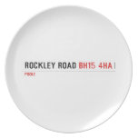 Rockley Road  Plates