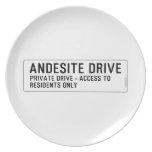 andesite drive  Plates
