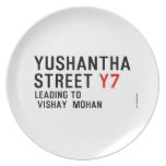 Yushantha  Street  Plates