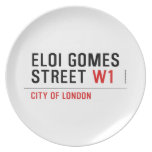 ELOI GOMES Street  Plates