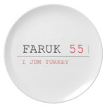 FARUK  Plates