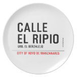 CALLE EL RIPIO  Plates