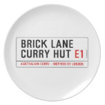 Brick Lane  Curry Hut  Plates