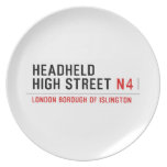 Headheld High Street  Plates