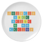 Periodic
 Table
 Writer
 No more
 Mexican  Plates