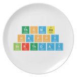 Thomas
 Happy 
 Birthday  Plates