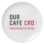our cafe  Plates