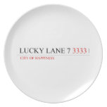 Lucky Lane 7  Plates