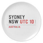 Sydney NSW  Plates