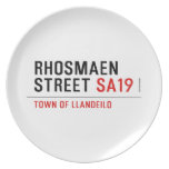 Rhosmaen Street  Plates
