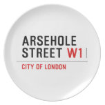 Arsehole Street  Plates