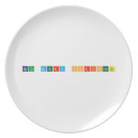 Beth Merry Christmas  Plates