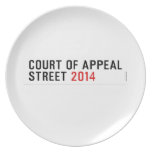 COURT OF APPEAL STREET  Plates