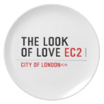 the look of love  Plates