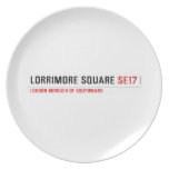 Lorrimore Square  Plates