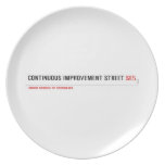 Continuous Improvement Street  Plates