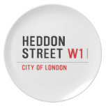 HEDDON STREET  Plates