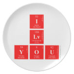I
 Lv
 you  Plates