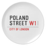 Poland Street  Plates