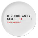 Hoveling family Street   Plates