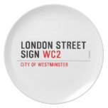 LONDON STREET SIGN  Plates