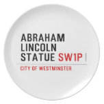 abraham lincoln statue  Plates