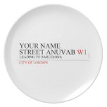 Your Name Street anuvab  Plates