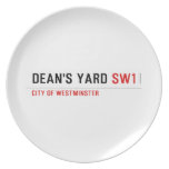 DEAN'S YARD  Plates