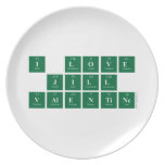 I Love
 Jill
 Valentine  Plates