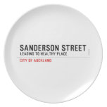 SANDERSON STREET  Plates