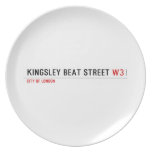 Kingsley Beat Street  Plates
