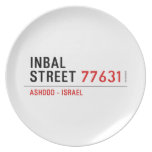 Inbal Street  Plates