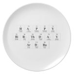 Happy
 Birthday
 Ardra  Plates
