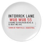 Intorrek Lane   Plates