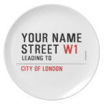 Your Name Street  Plates