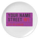 Your Name Street  Plates