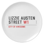 Lizzie Austen Street  Plates