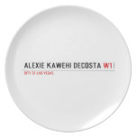 alexie kawehi decosta  Plates