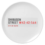 shibusen street  Plates