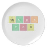 Thank
  You  Plates