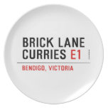 brick lane  curries  Plates