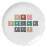 Owl
 Square
 Press  Plates