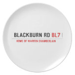 Blackburn Rd  Plates