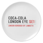 COCA-COLA LONDON EYE  Plates