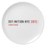 DEF:INITION NYE  Plates