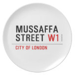 Mussaffa Street  Plates